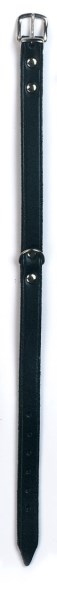 Halsband MEXICA, Umfang: 46-56 cm, Breite: 25 mm, Farbe: schwarz, genietet, Rollschnalle