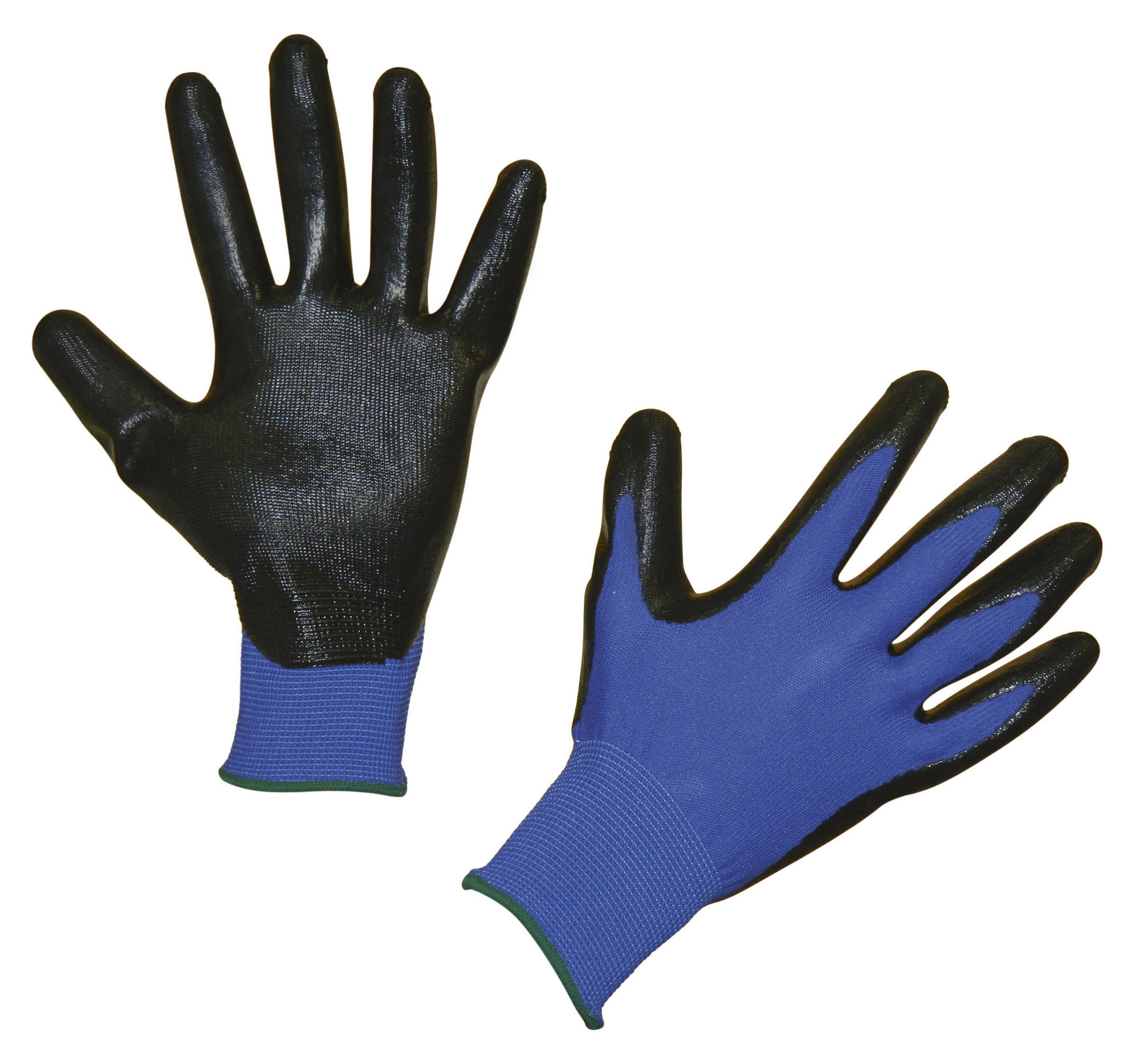 Feinstrick-Handschuhe Nytec Gr. 11/XXL, blau/schwarz 